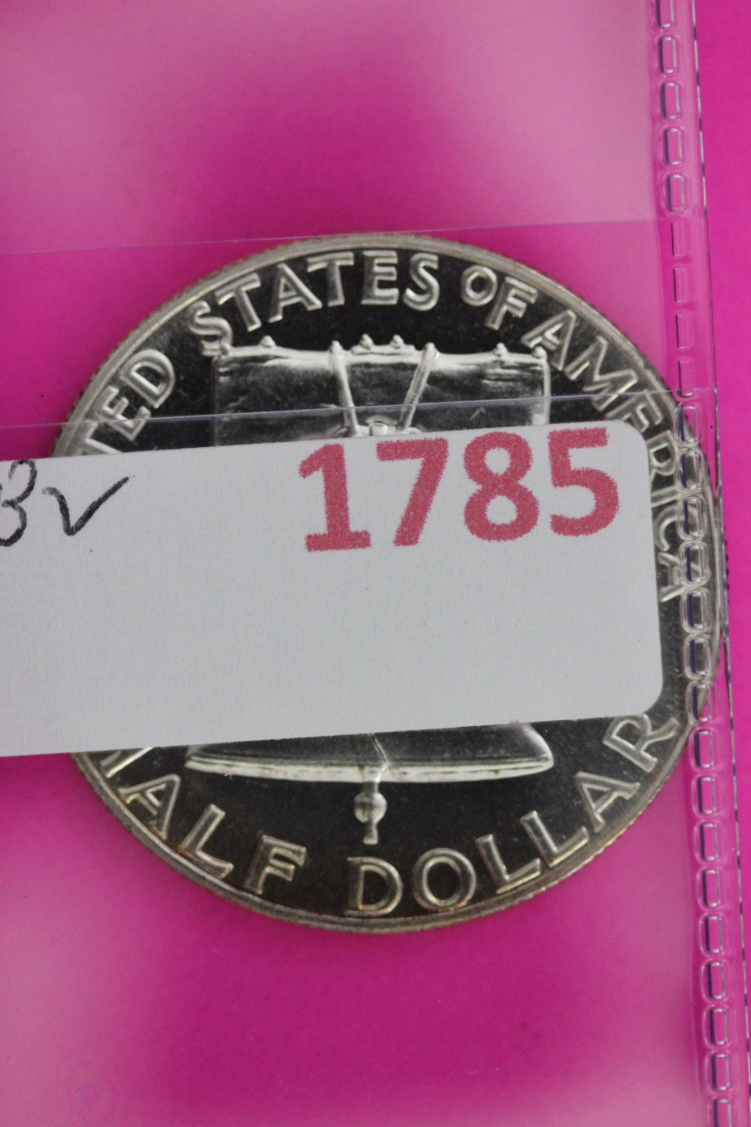 Cameo OBV Milk Spot 1962 Proof Ben Franklin Half Dollar Silver Coin Genuine 1785