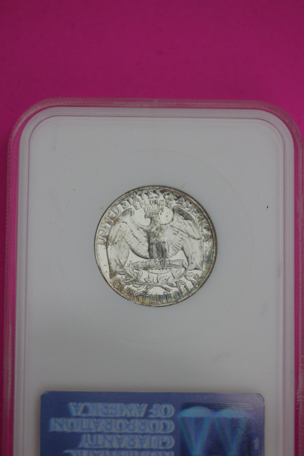 Toned 1955 PF 68 George Washington Silver Quarter NGC Certified Graded Slab 1193