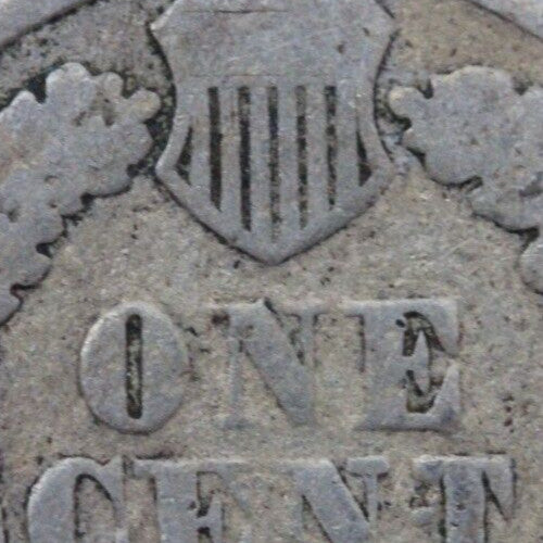 1862 Copper Nickel Indian Head Cent Penny Exact Early Type Coin Pictured 77