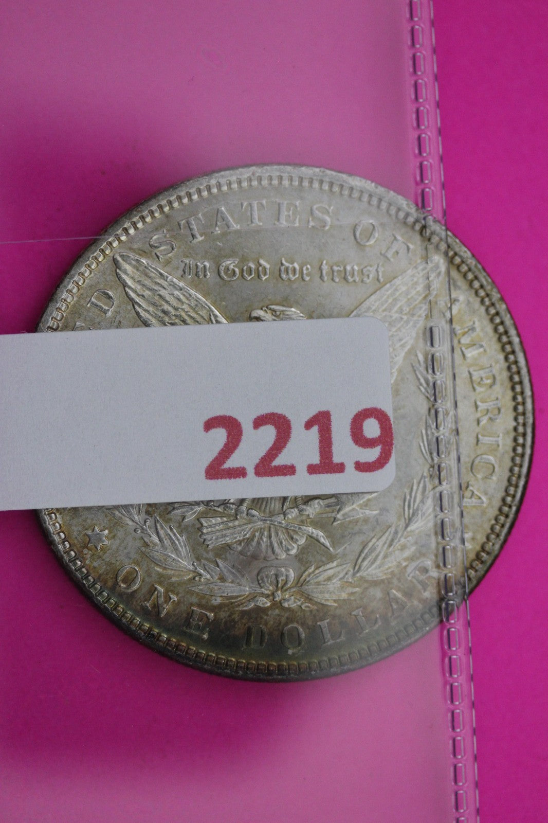 1890 P Morgan Silver Dollar Coin Guaranteed Authentic U.S.A American Seller 2219