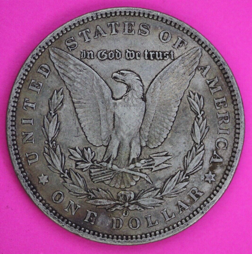 1896 O Morgan Lady Liberty Silver Dollar Key Date Coin New Orleans Mint 398