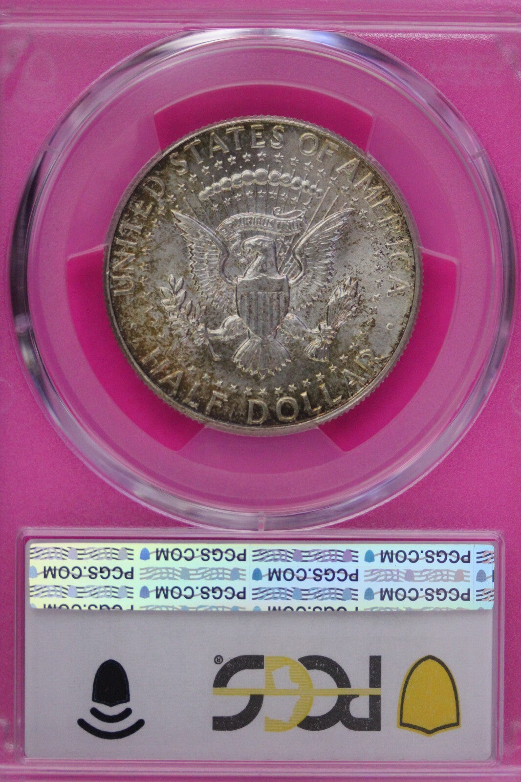 Toned 1964 P Silver MS 65 John F Kennedy Silver Half Dollar PCGS Graded 337
