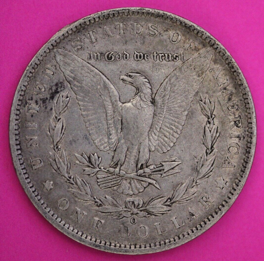 1891 O Morgan Silver Dollar Liberty Rare Key Date Coin New Orleans Mint 366