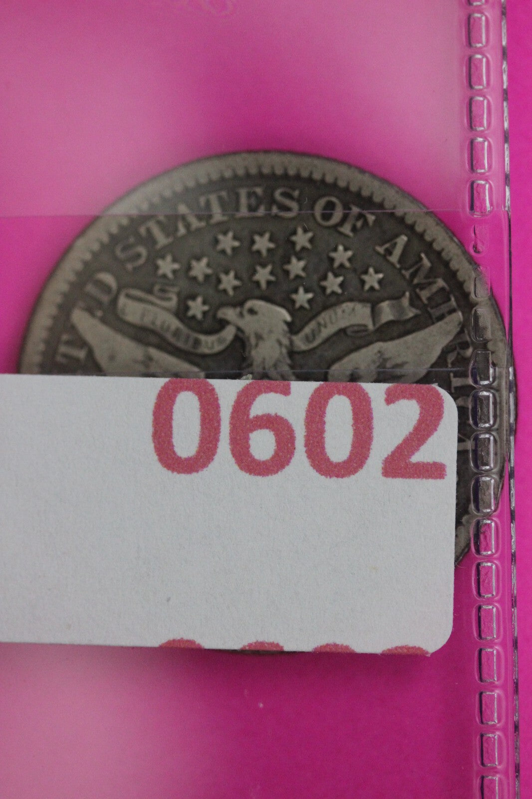 1894 O Barber Liberty Silver Quarter Guaranteed Authentic & Genuine Coin 0602N