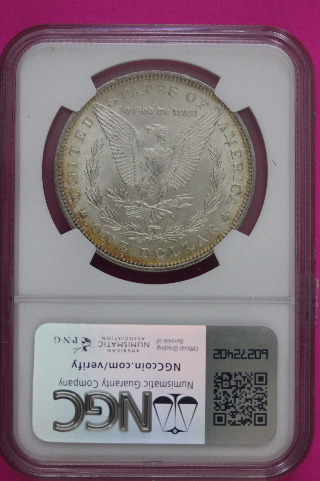 1889 P MS 63 Liberty Morgan Silver Dollar NGC Certified Graded Authentic 691