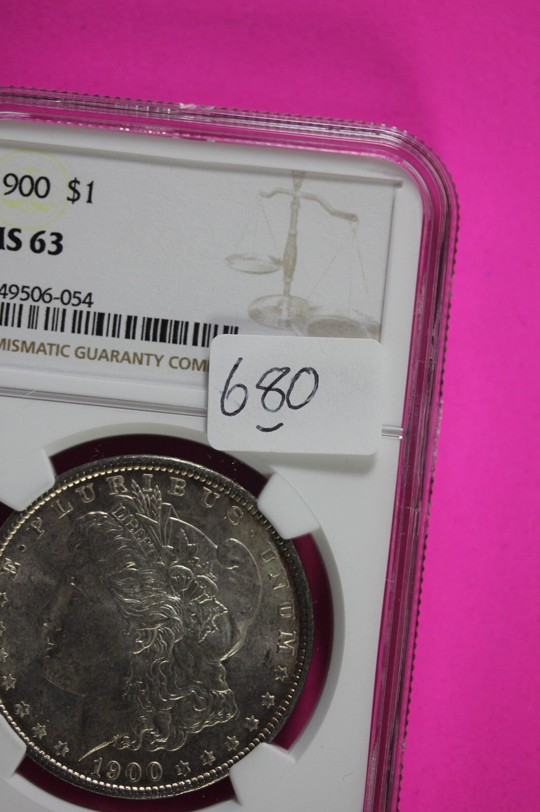 1900 P MS 63 Liberty Morgan Silver Dollar NGC Certified Graded Authentic 680