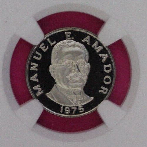 1975 Panama PF 69 Ultra Cameo Proof 10 Centesimos NGC Certified Graded Slab 240