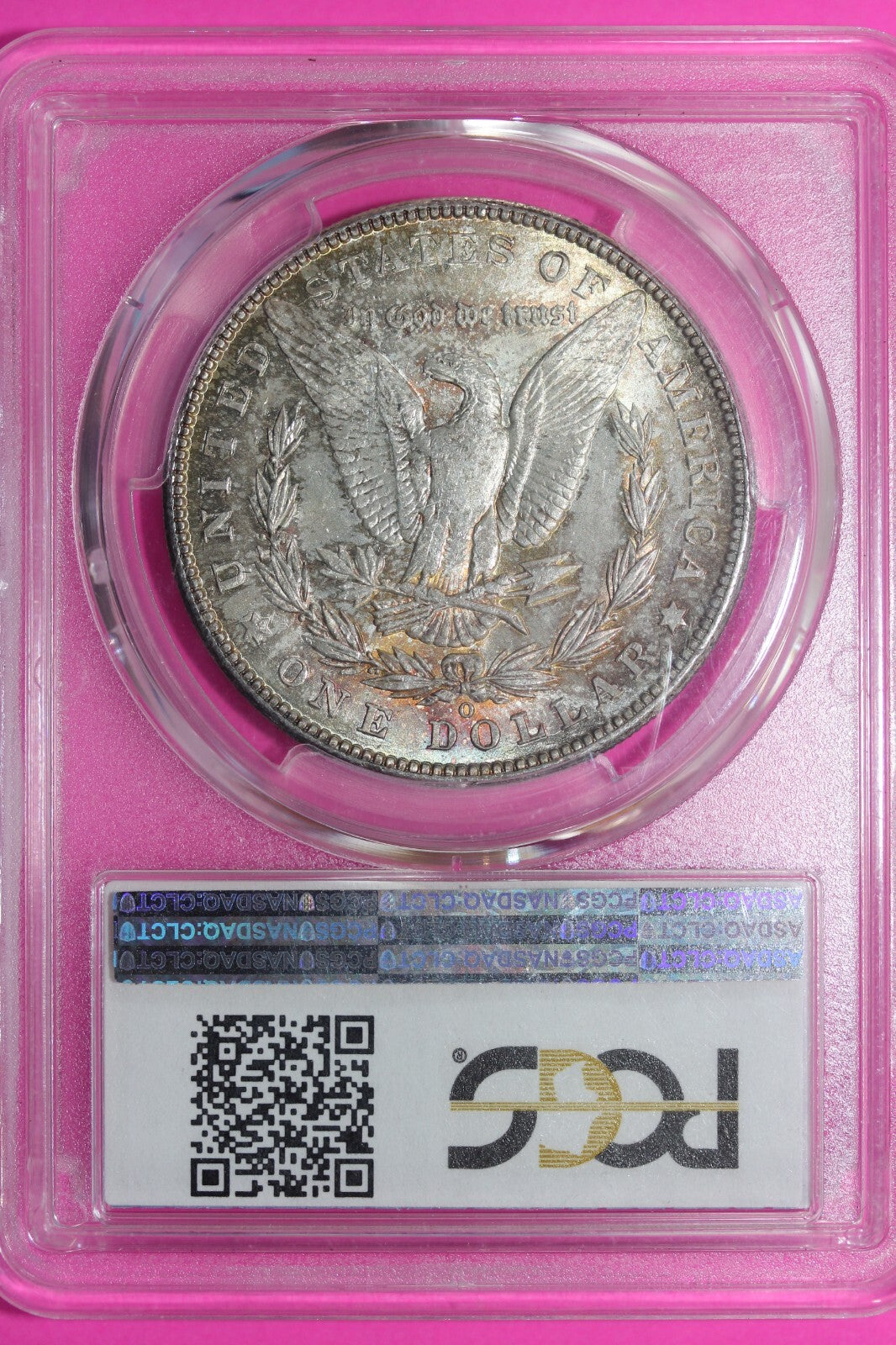 Toned 1902 O MS 64 Liberty Morgan Silver Dollar PCGS Certified Graded Slab 460