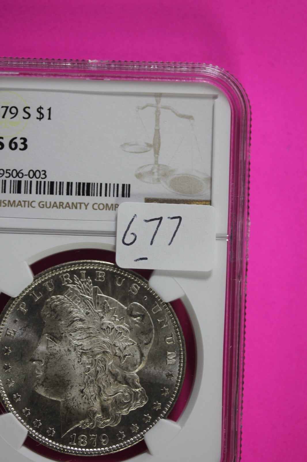 1879 S MS 63 Liberty Morgan Silver Dollar NGC Certified Graded Authentic 677