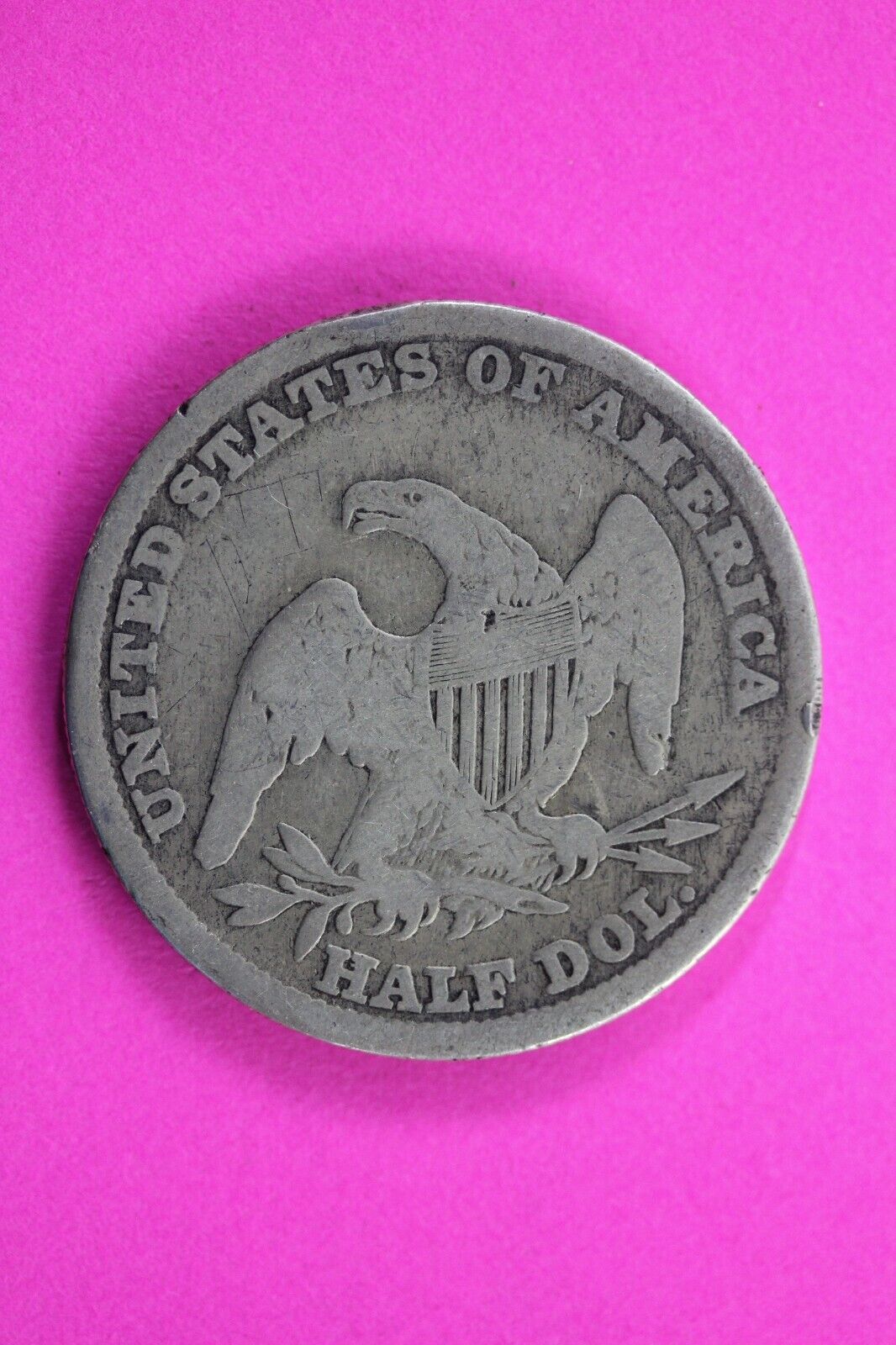 1838 Capped Bust Half Dollar Exact Coin In Pics Silver Rare Semi Key Date 45