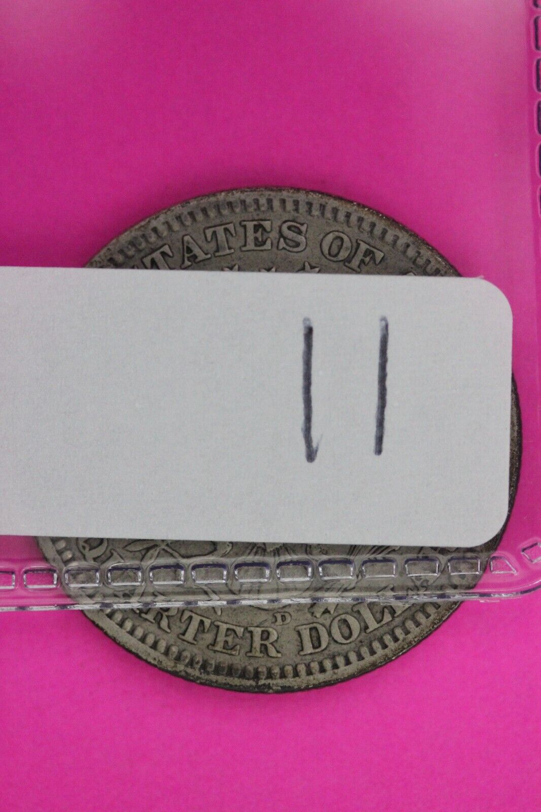 1911 D Barber Liberty Silver Quarter Scarce Semi Key Date Denver Mint 11
