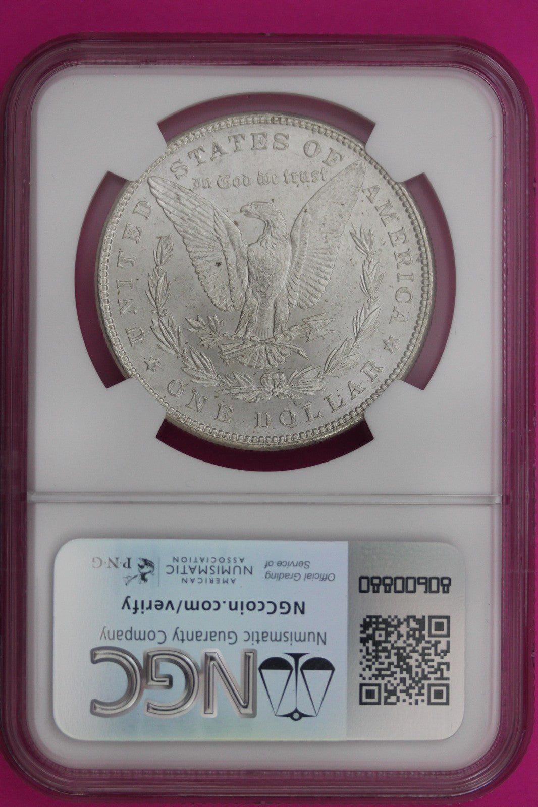 1884 P MS 63 Liberty Morgan Silver Dollar NGC Certified Graded Authentic 276