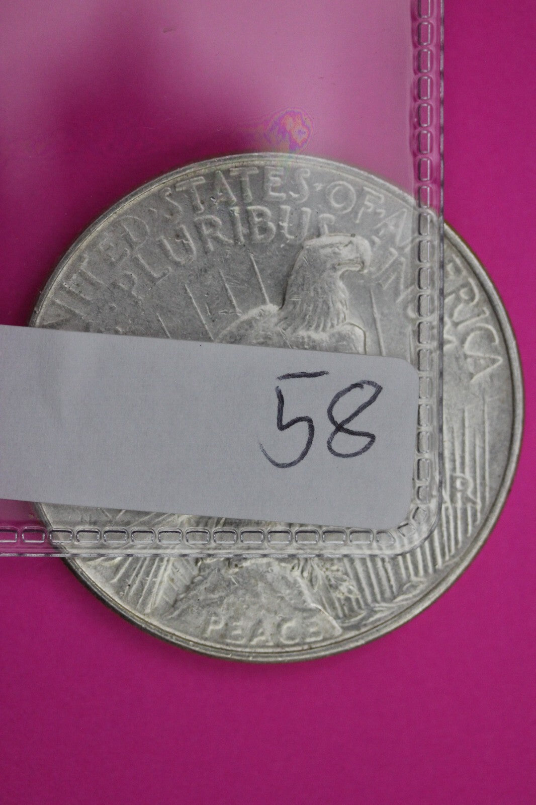 High Grade 1923 D Liberty Peace Silver Dollar Denver Mint Rare Semi Key Date 58