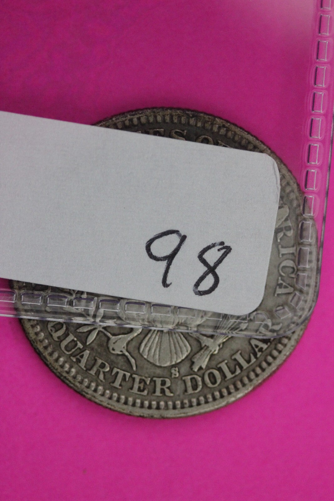 High Grade 1911 S Barber Liberty Silver Quarter Scarce Semi Key Date Coin 98