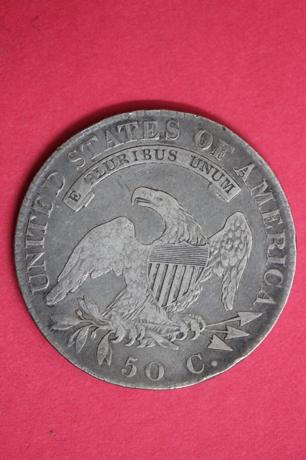 1819/18 Capped Liberty Bust Half Dollar Very Rare Erupting Star 2 O-104 OCE 85