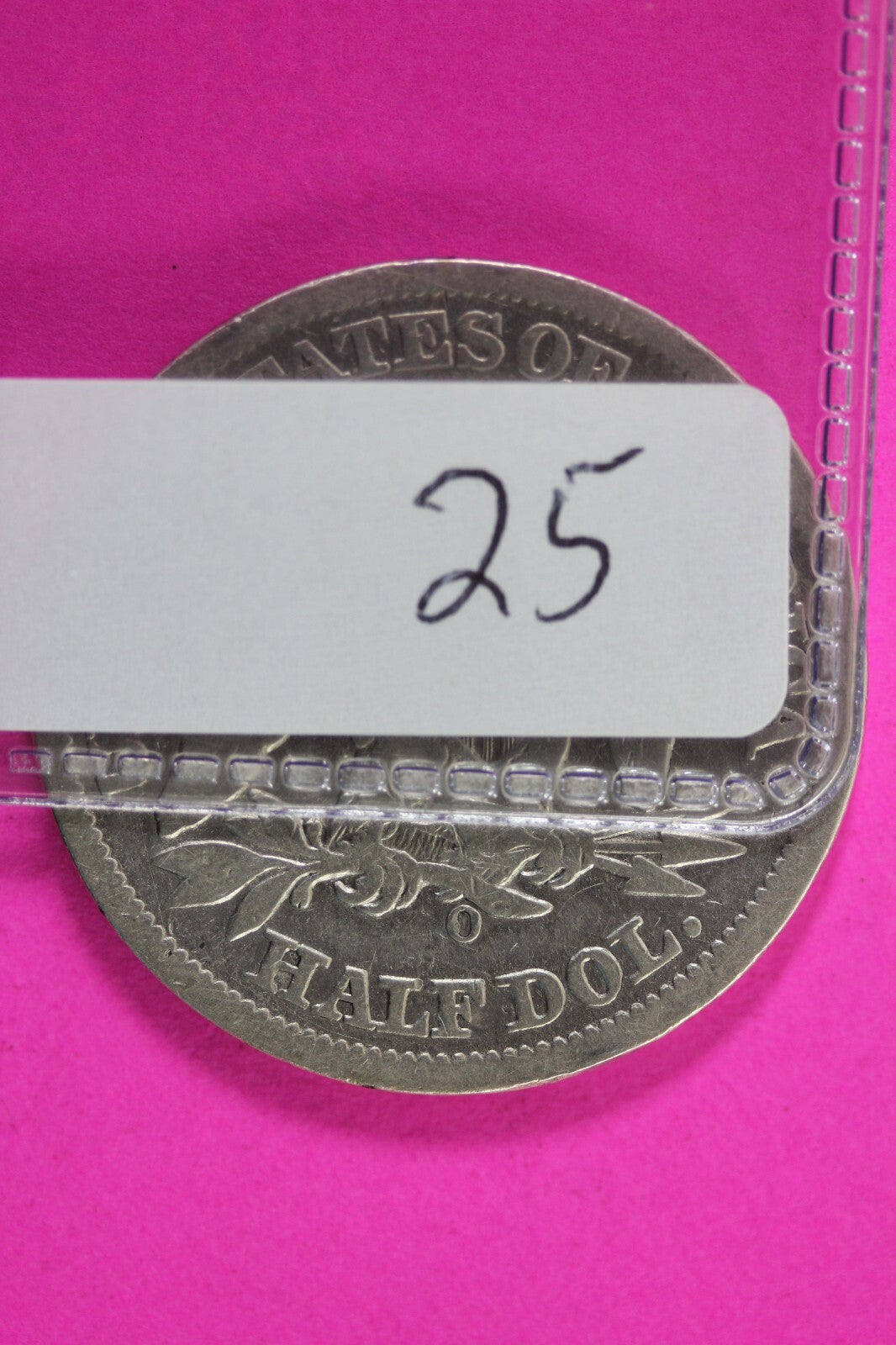 1858 O Seated Liberty Half Dollar Silver Semi Key Date Exact Coin In Pics 25