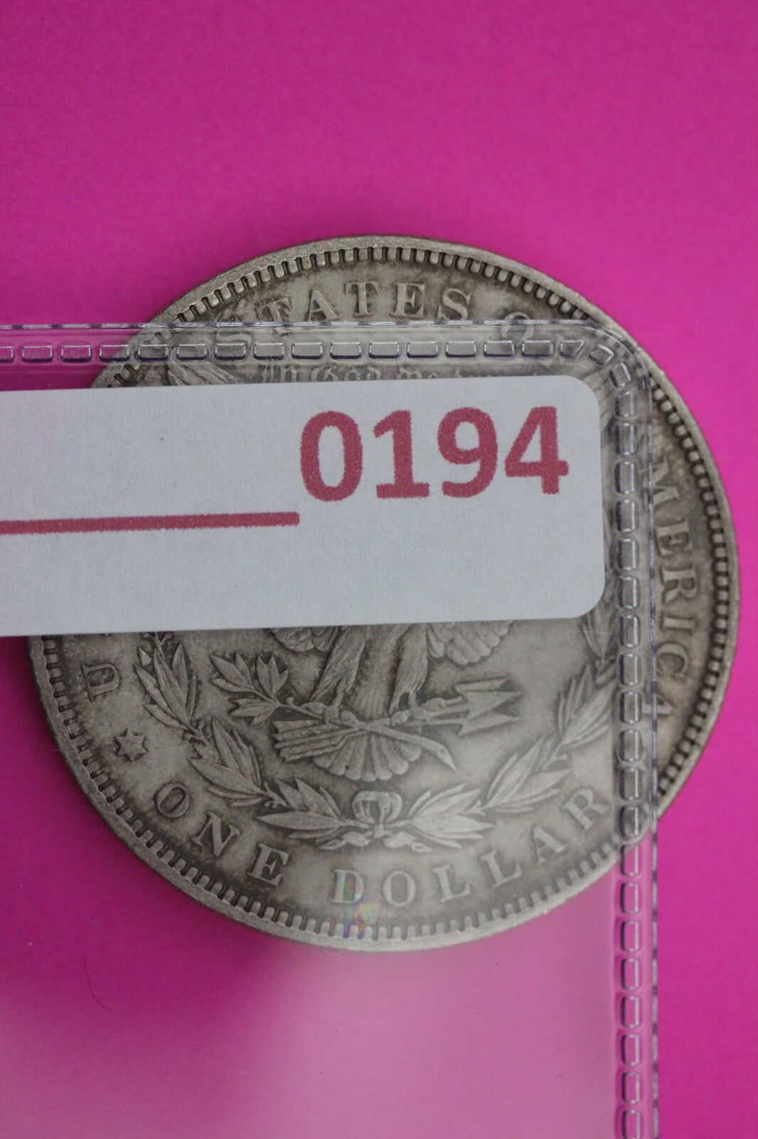 1896 P Morgan Lady Liberty Rare Date Silver Dollar Guaranteed Authentic 0194N