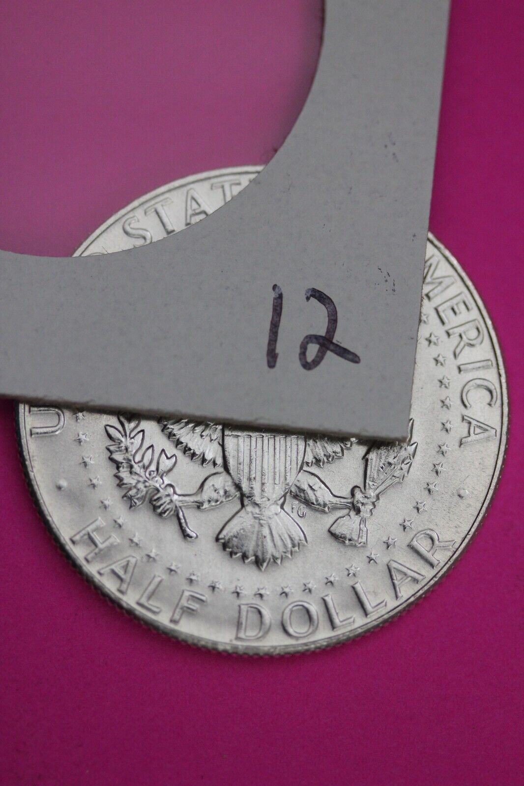 Gem BU 1969 D John F Kennedy Half Dollar 40% Silver Same Coin In Pics TOM 12