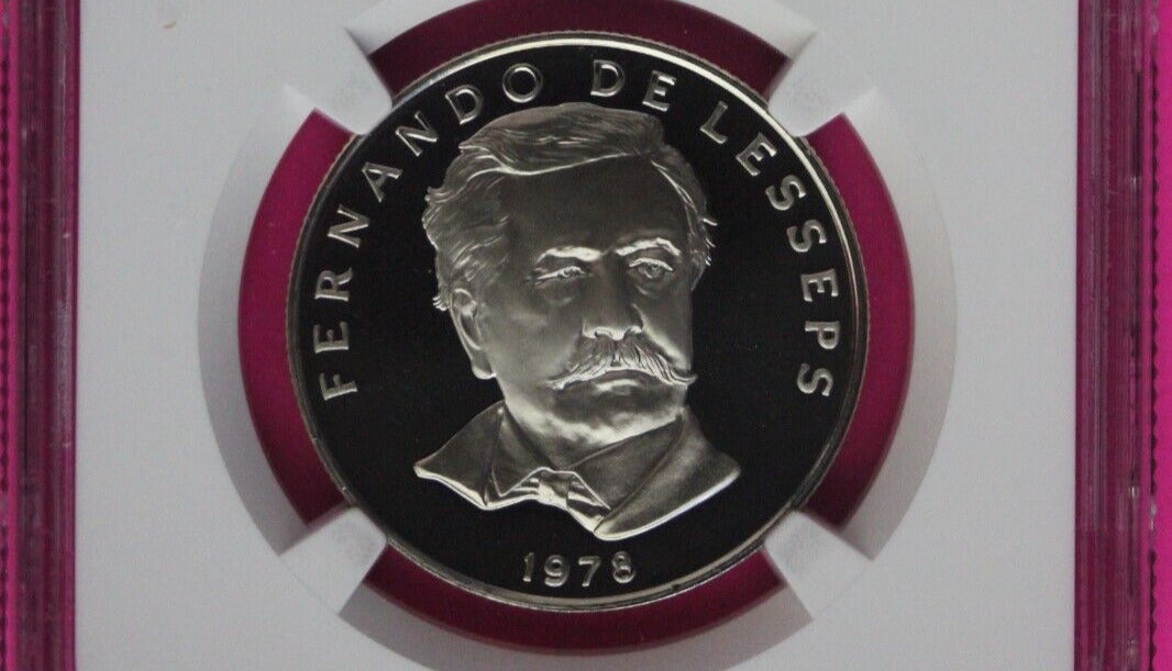 1978 Panama PF 69 Ultra Cameo Proof 50 Centesimos NGC Graded Authentic Slab 1040