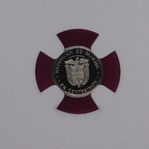 1979 Panama PF 69 Ultra Cameo Proof 2.5 Centesimos Coin NGC Certified Slab 799