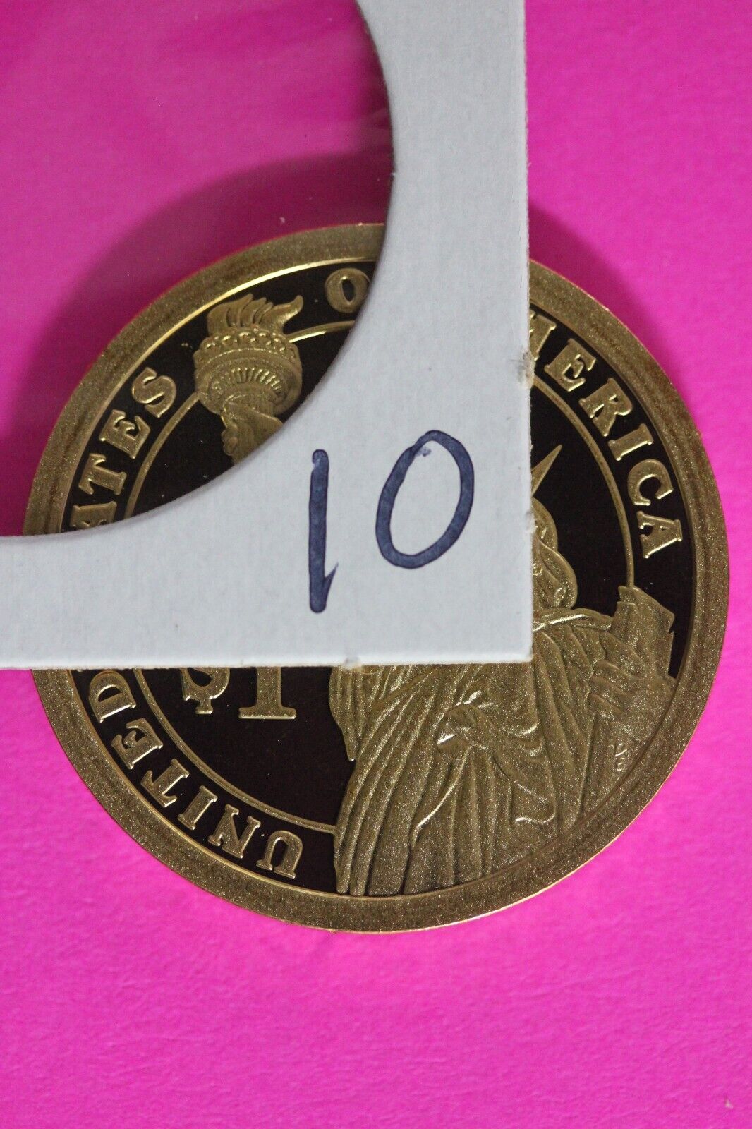 Proof 2012 S Grover Cleveland 1 Presidential Dollar DCAM Exact Coin Shown TOM 10