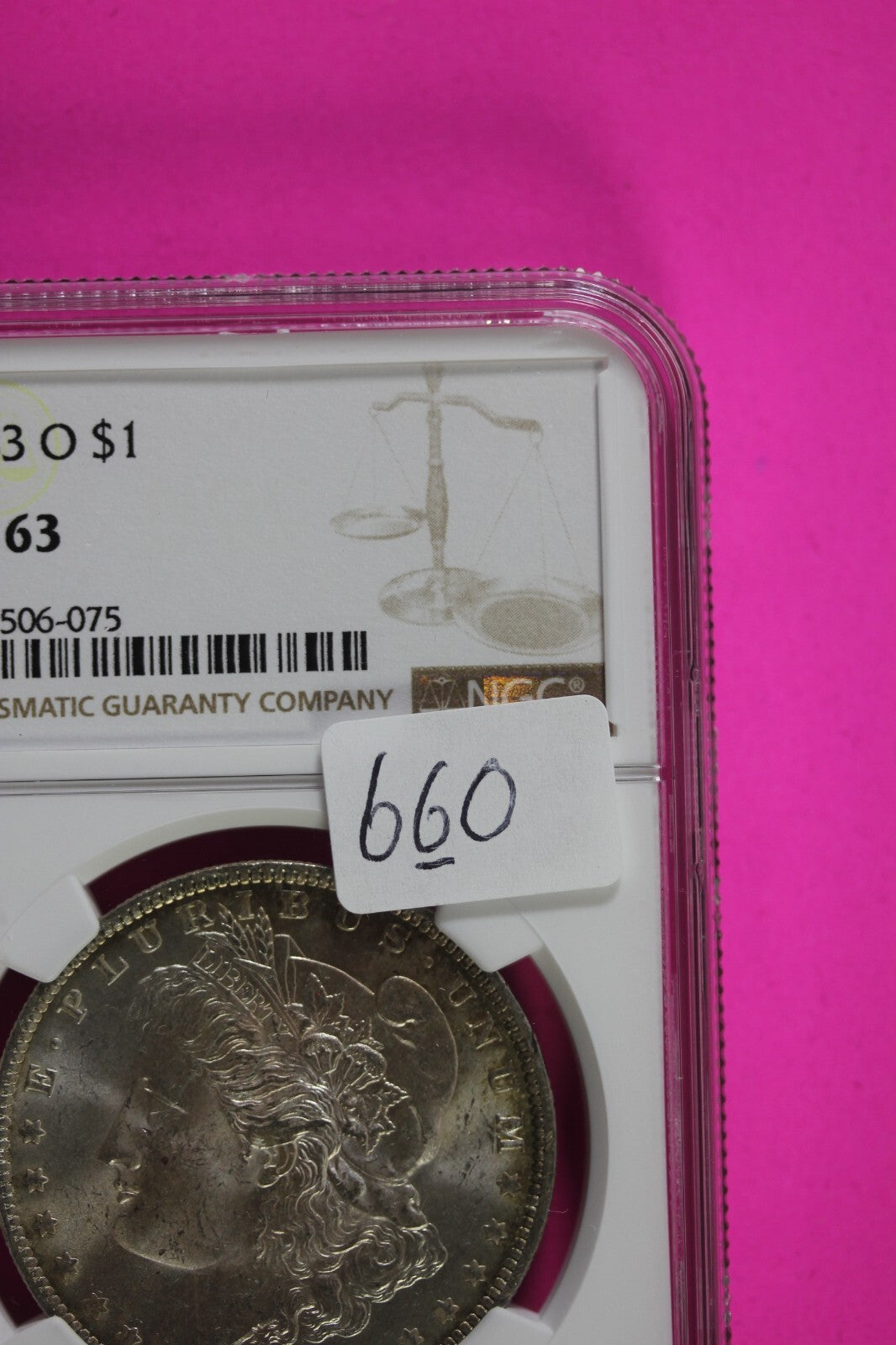 1883 O MS 63 Liberty Morgan Silver Dollar NGC Certified Graded Authentic 660