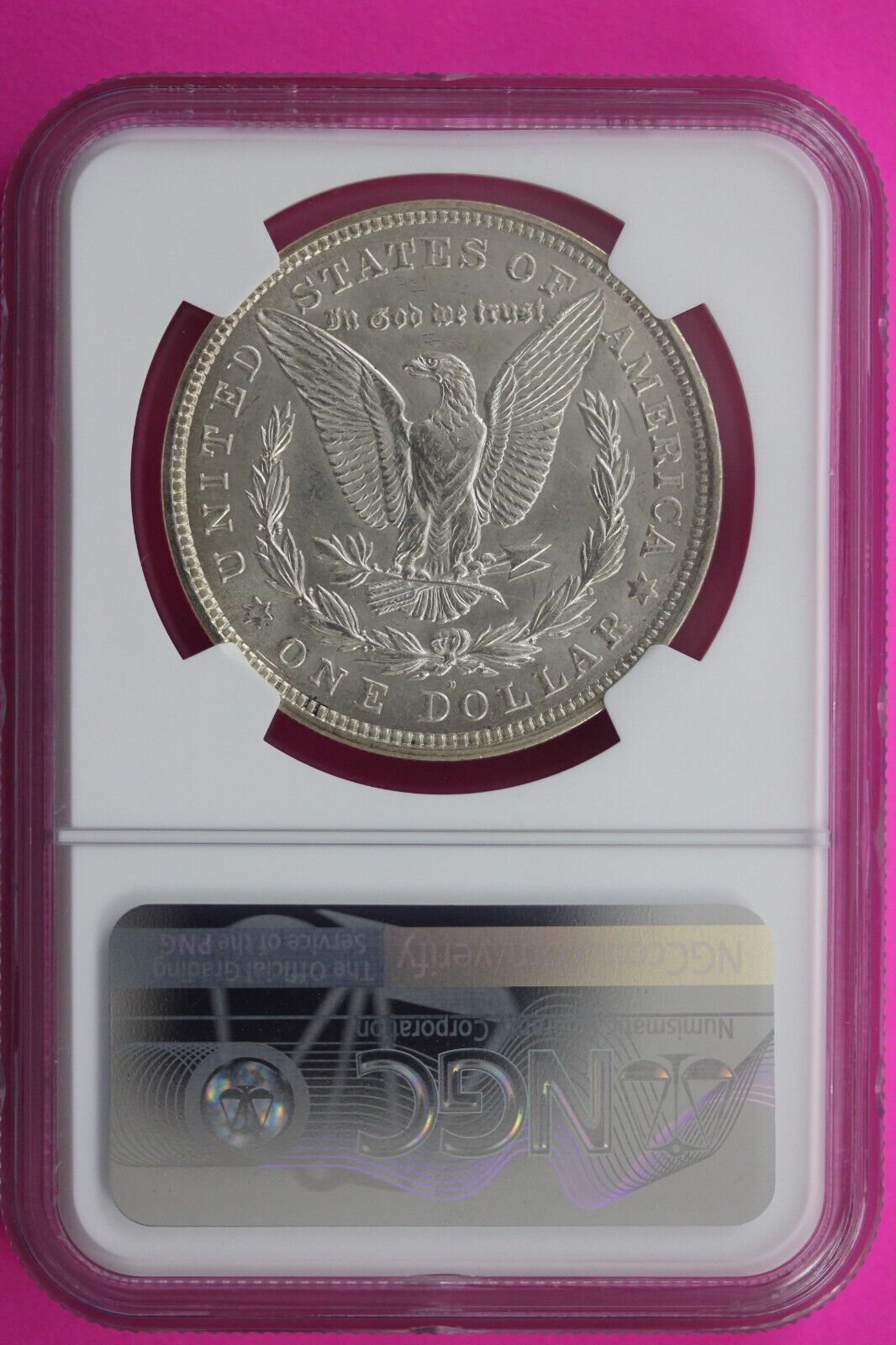 1921 D MS 62 Liberty Morgan Silver Dollar NGC Certified Graded Authentic 698