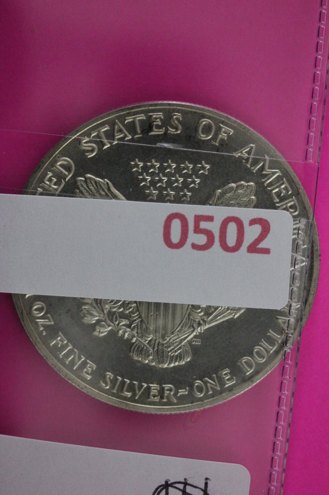 Colorized 1989 American Silver Eagle 1 Ounce .999 Fine Exact Coin Shown N0502