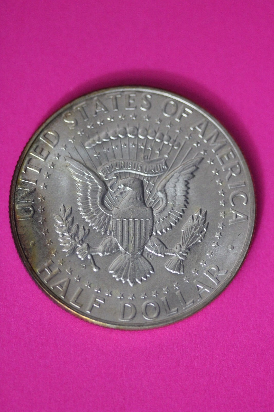 Nicely Toned 1964 P John F Kennedy Silver Half Dollar Exact Gem Coin Shown 04
