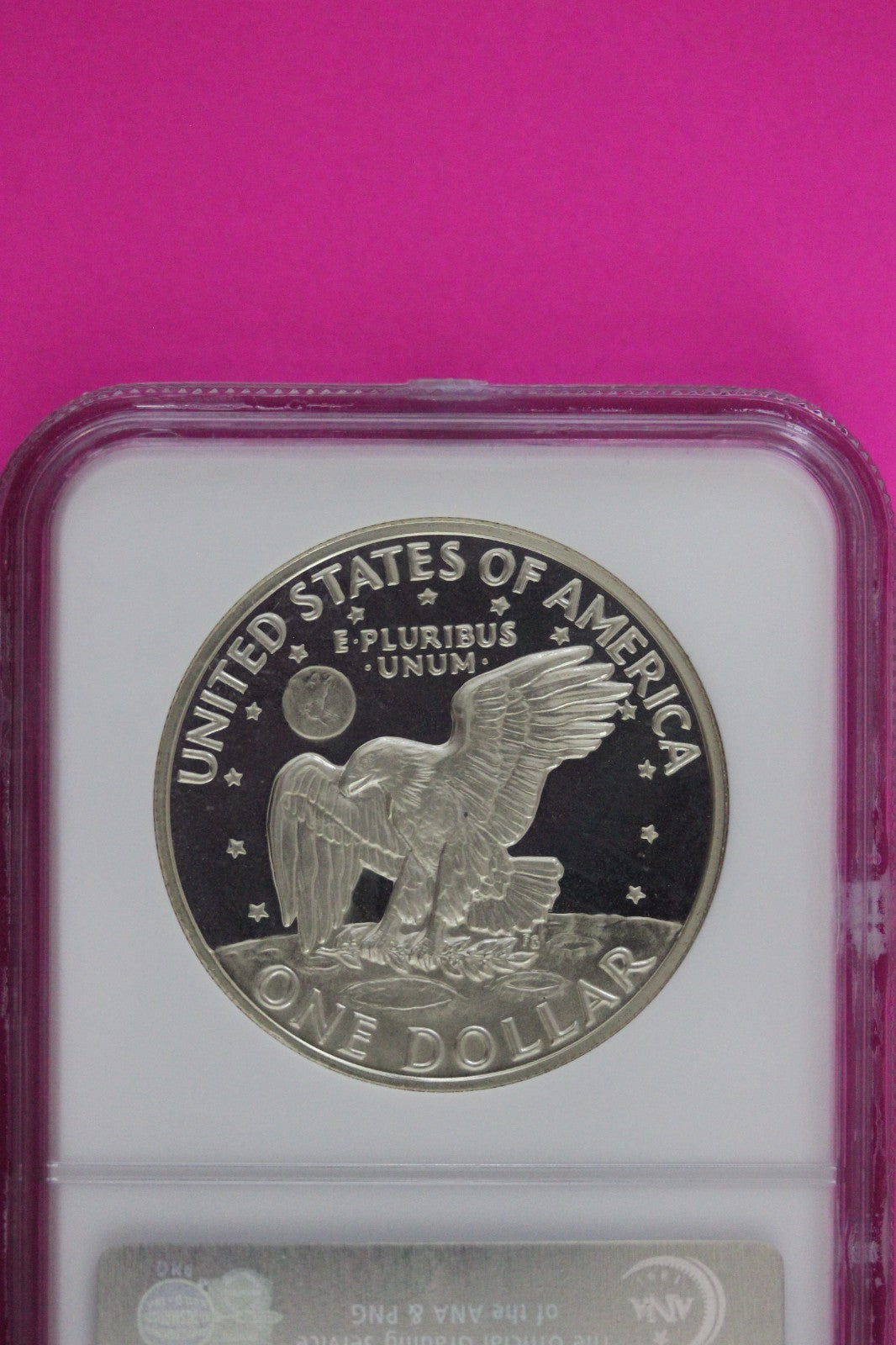 1971 S PR 69 UCAM Silver Ike Eisenhower Dollar NGC Certified Authentic Slab 42