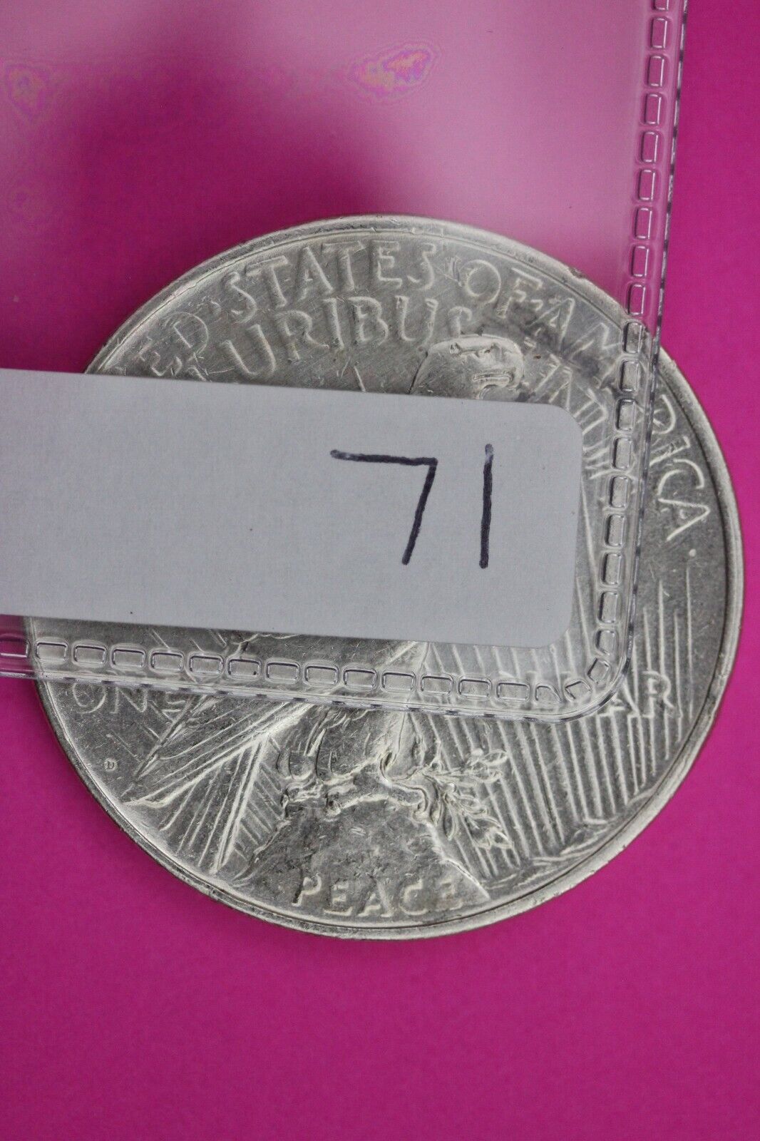 High Grade 1927 D Liberty Peace Silver Dollar Denver Mint Semi Key Date 71