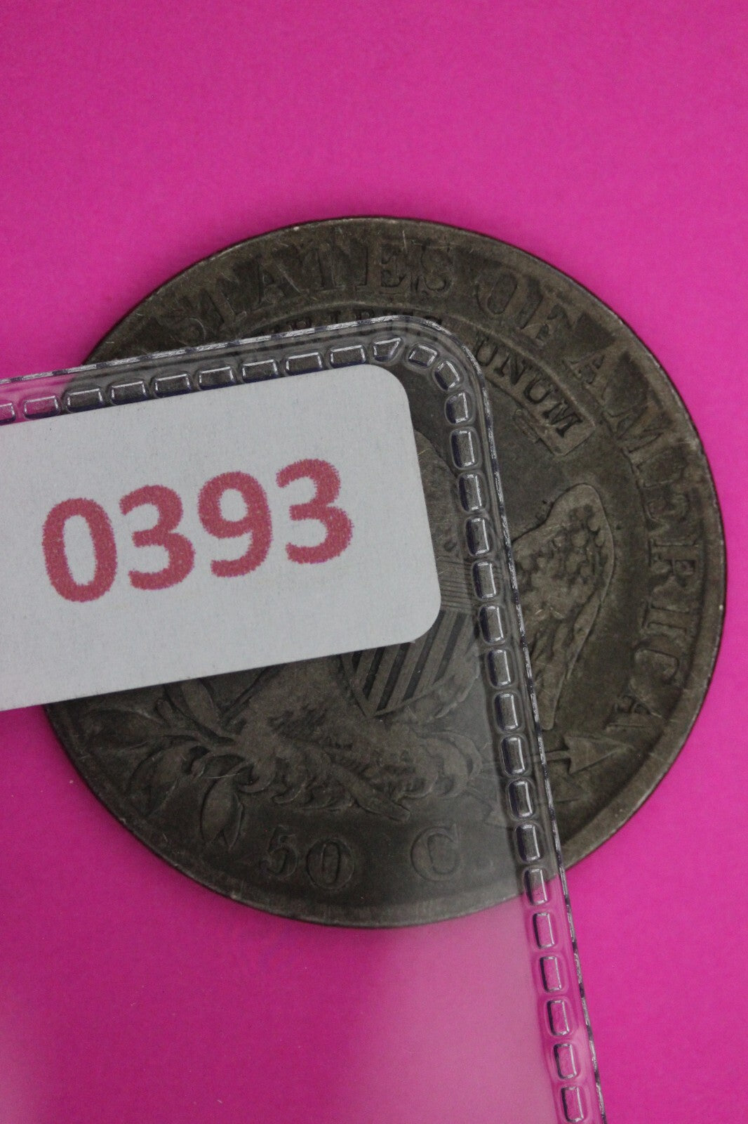 1823 Cap Bust Liberty Half Dollar Silver Rare Semi Key Date Coin 0393N