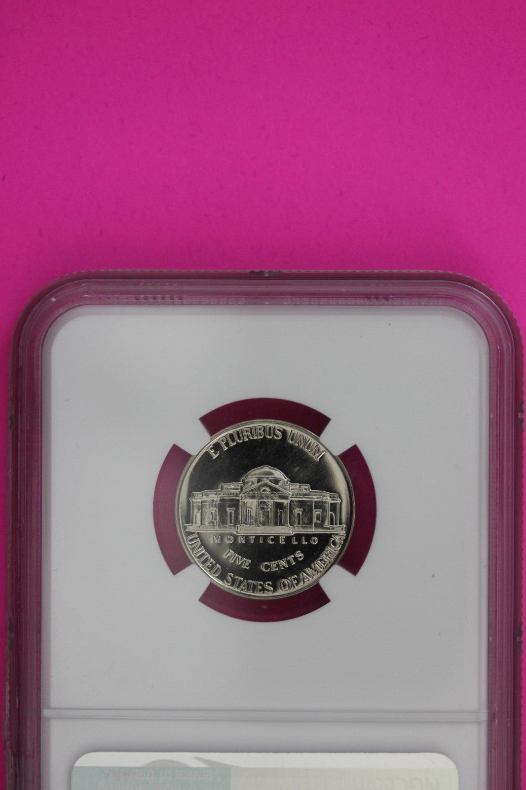 1958 PF 67 Thomas Jefferson Nickel NGC Certified Graded Authentic Slab 1342