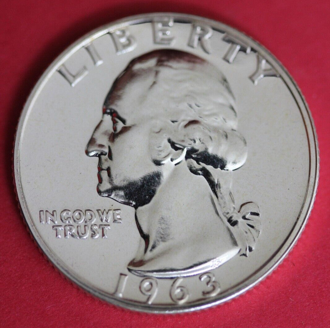 1963 Proof George Washington Quarter Exact Coin Shown 43