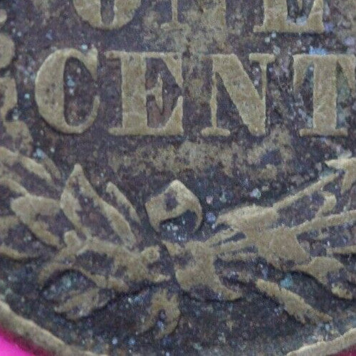 1863 Copper Nickel Indian Head Cent Penny Early Type Coin Exact Coin Pictured 55