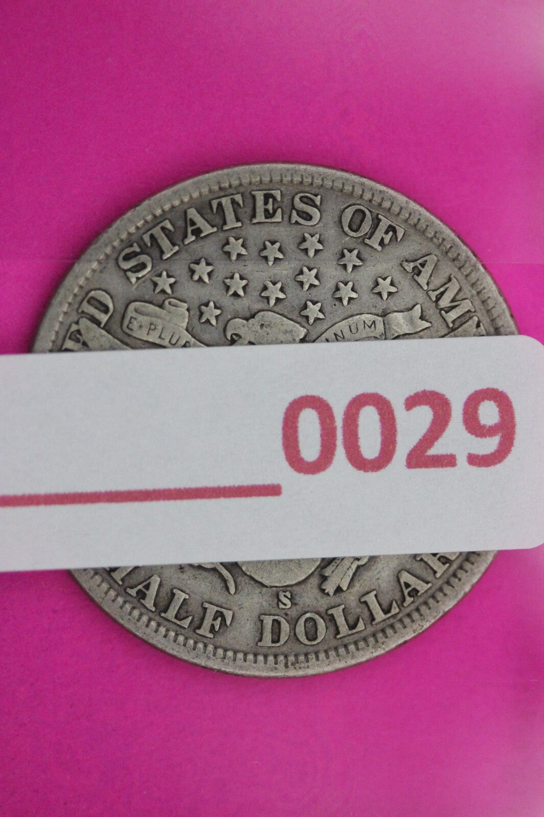 1907 S Barber Liberty Half Dollar Scarce Semi Key Date Silver Old Coin 0029