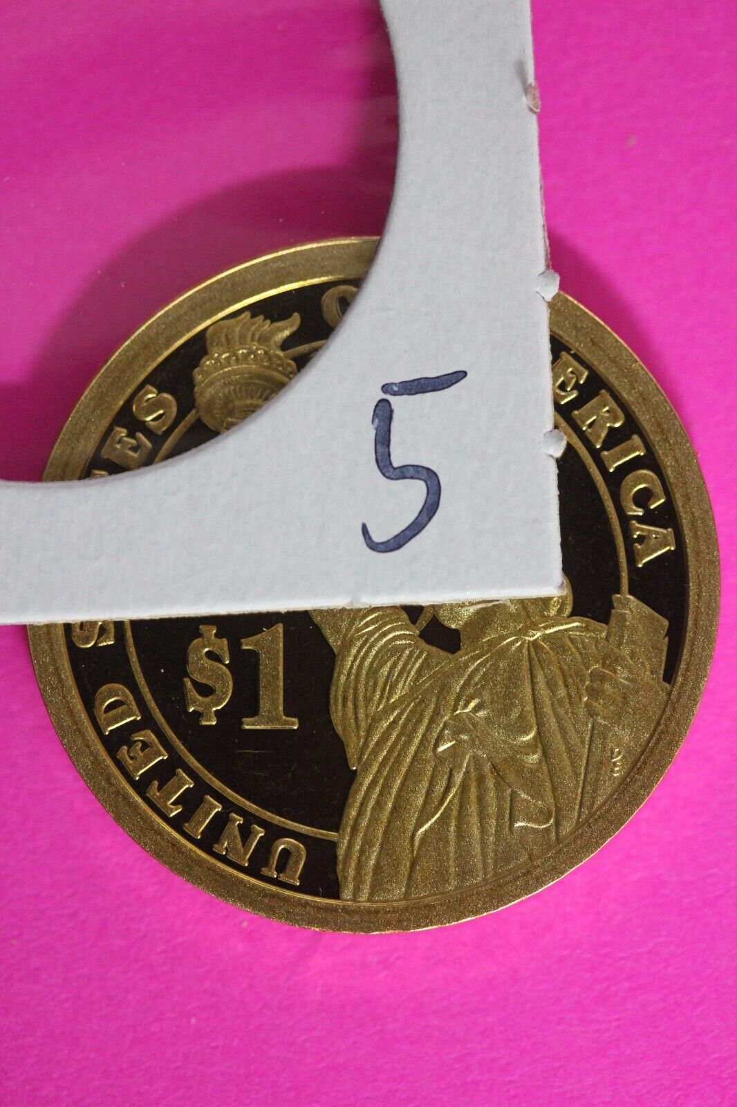 Proof 2012 S Grover Cleveland 1 Presidential Dollar DCAM Exact Coin Shown TOM 05