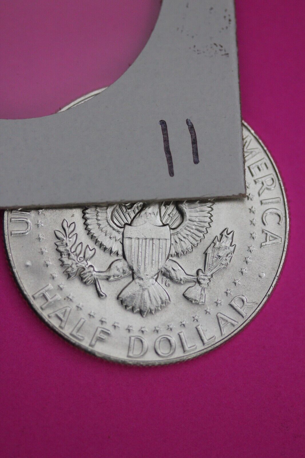 Gem BU 1969 D John F Kennedy Half Dollar 40% Silver Same Coin In Pics TOM 11