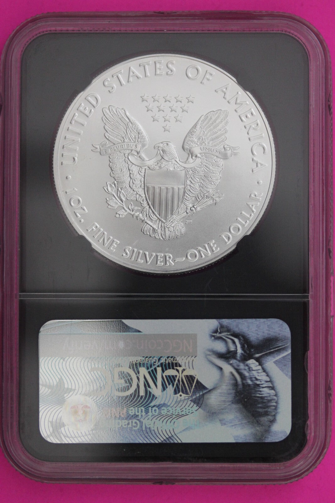 2017 MS 70 Silver Eagle Coin 1 OZ .999 NGC Certified Graded Authentic Slab 543