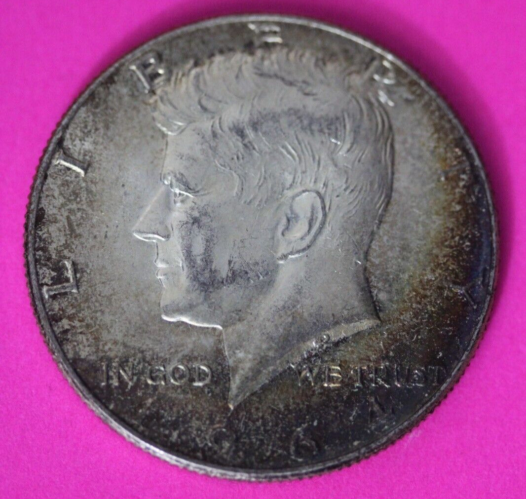 Nicely Toned 1964 P John F Kennedy Silver Half Dollar Exact Gem Coin Shown 14