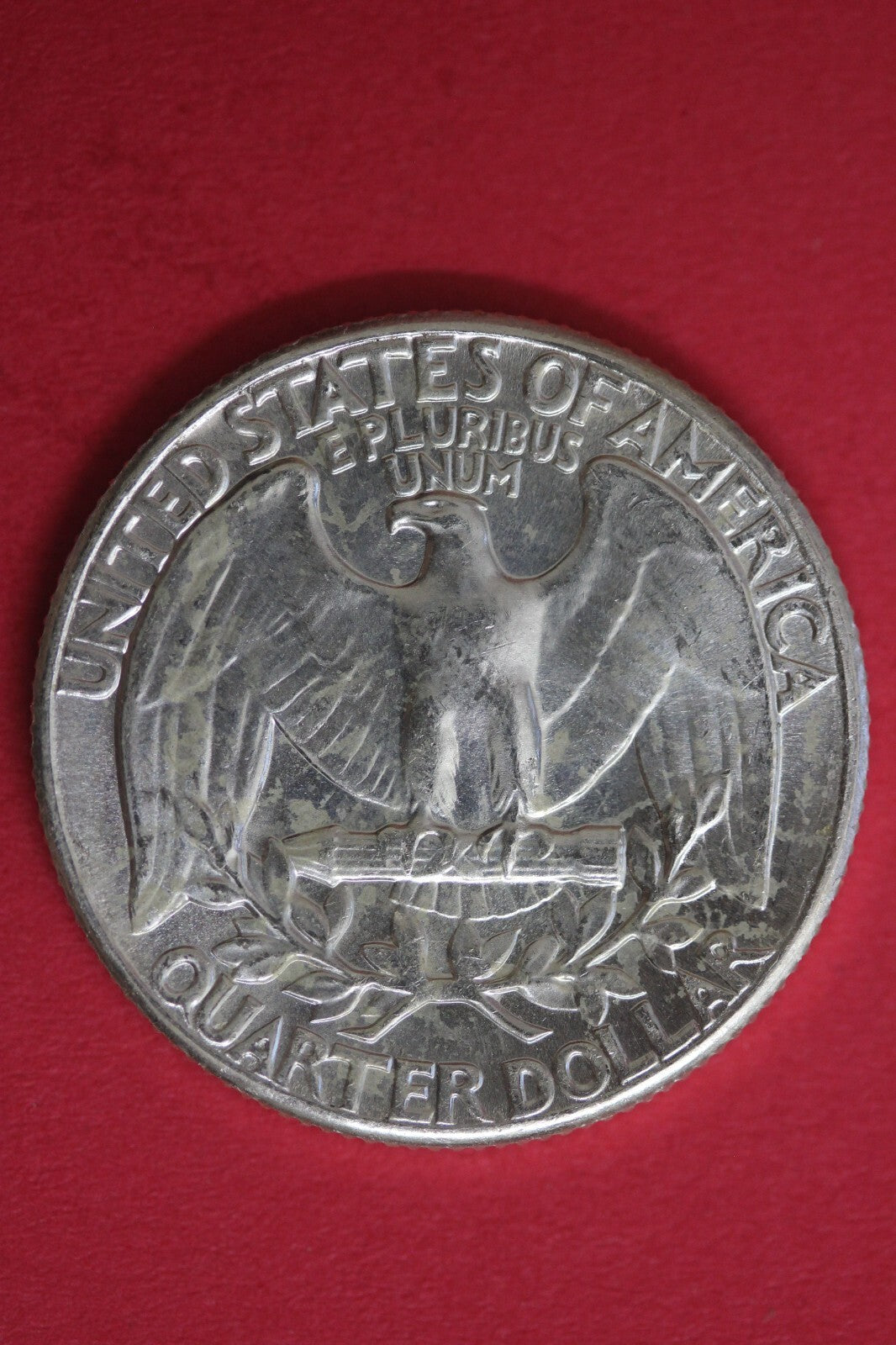 1963 Uncirculated Type B Reverse George Washington Quarter Exact Coin OCE 78