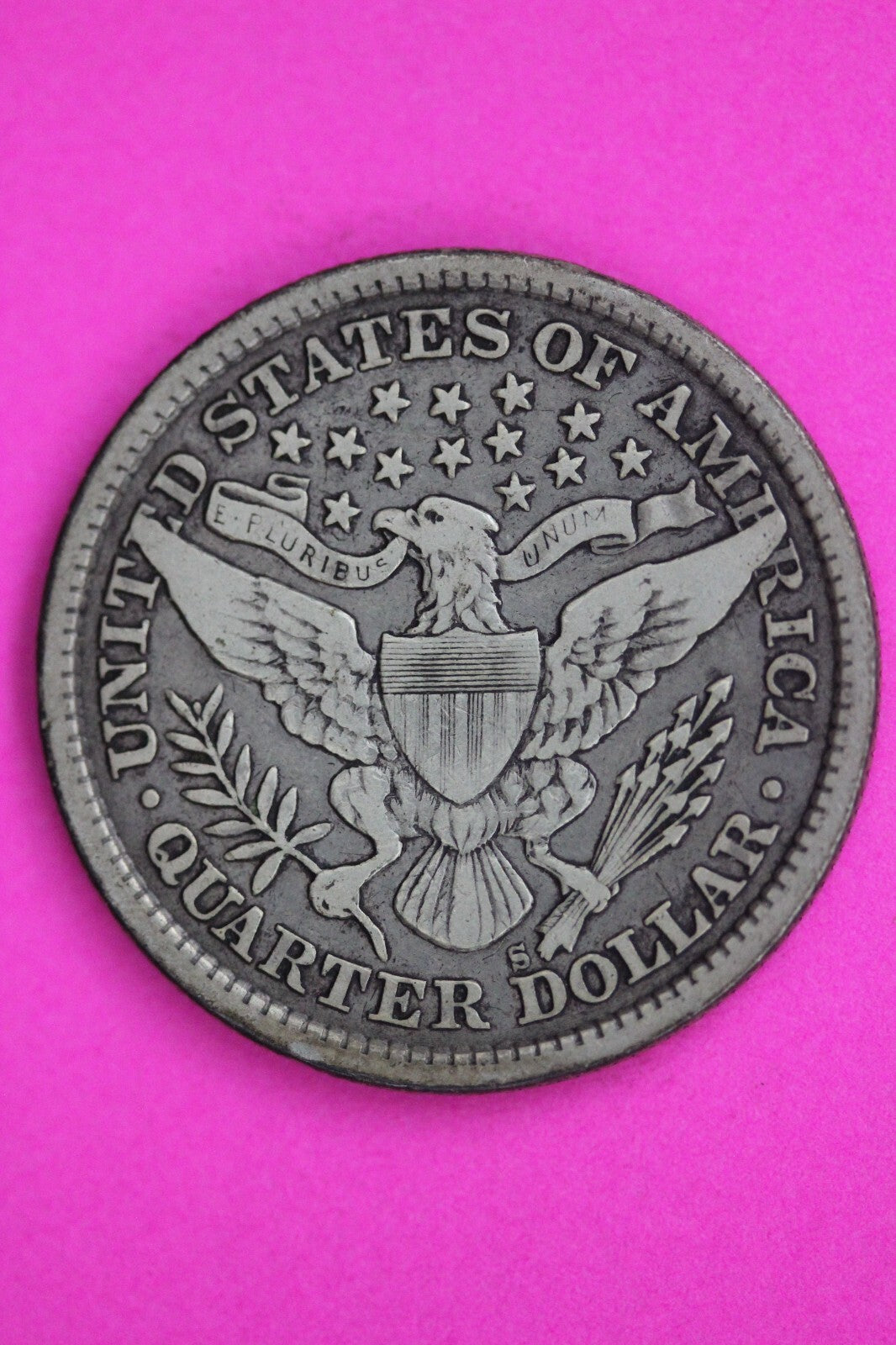 1894 S Barber Liberty Silver Quarter Guaranteed Authentic & Genuine Coin 0604N