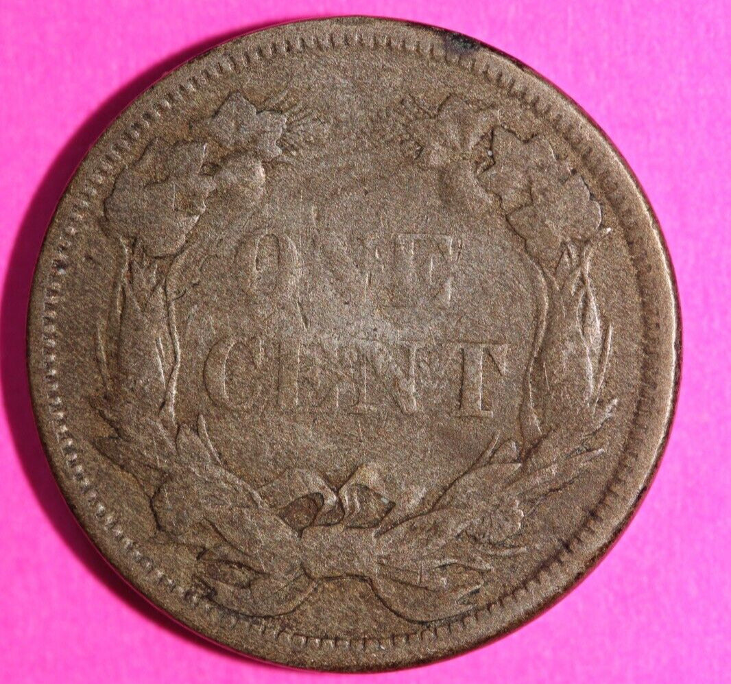 1858 Flying Eagle Cent Penny Exact Scarce Early Type Exact Coin as Pictured 69