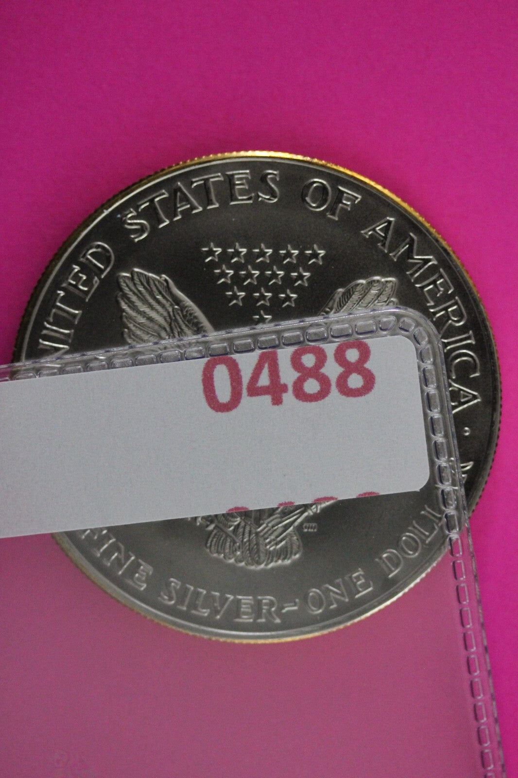 Colorized 2000 American Silver Eagle 1 Ounce .999 Fine Exact Coin Shown N0488