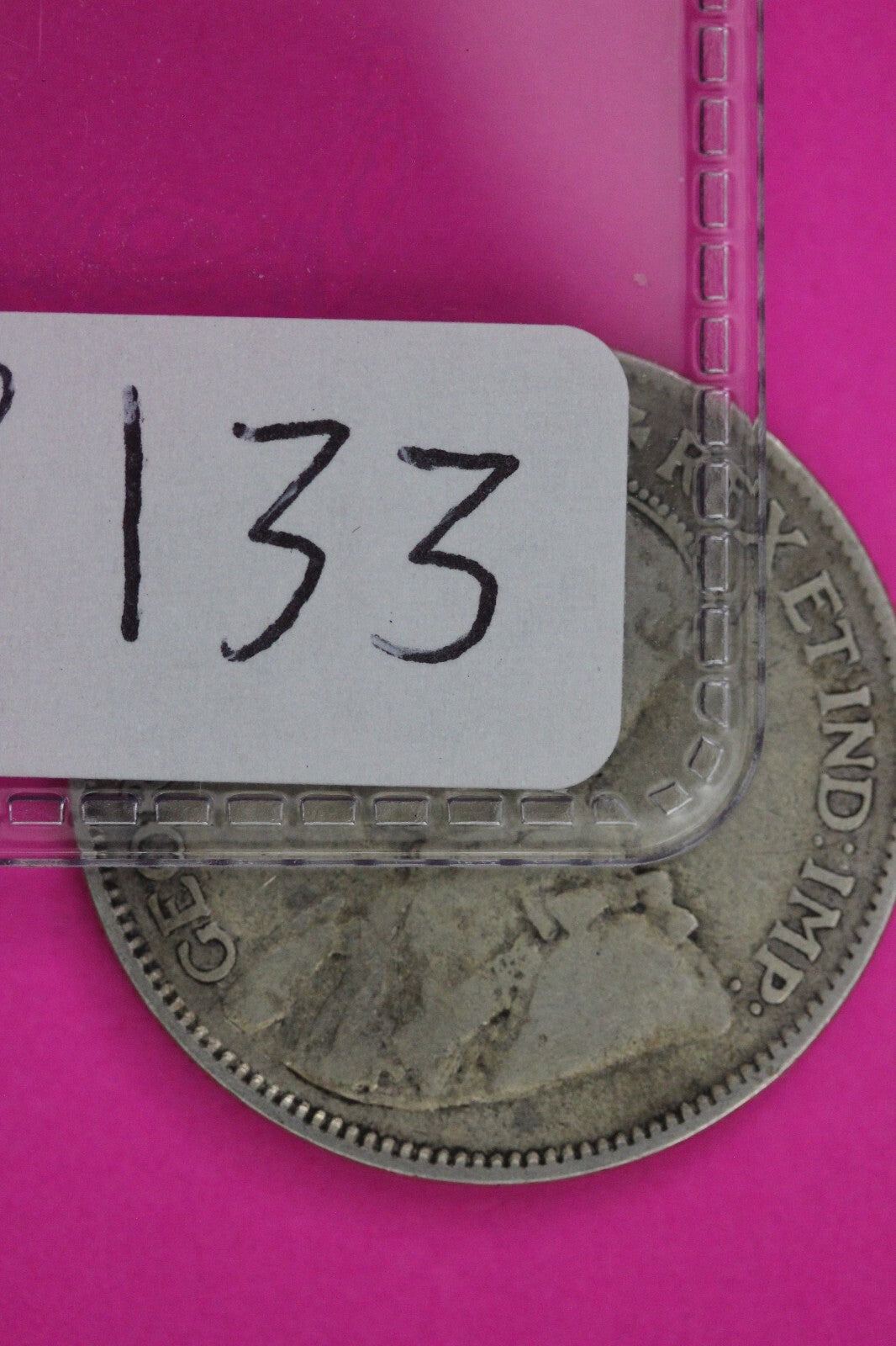 1921 Canada Silver Quarter Scarce Semi Key Date Coin .800 Fine 1/4 Dollar 133