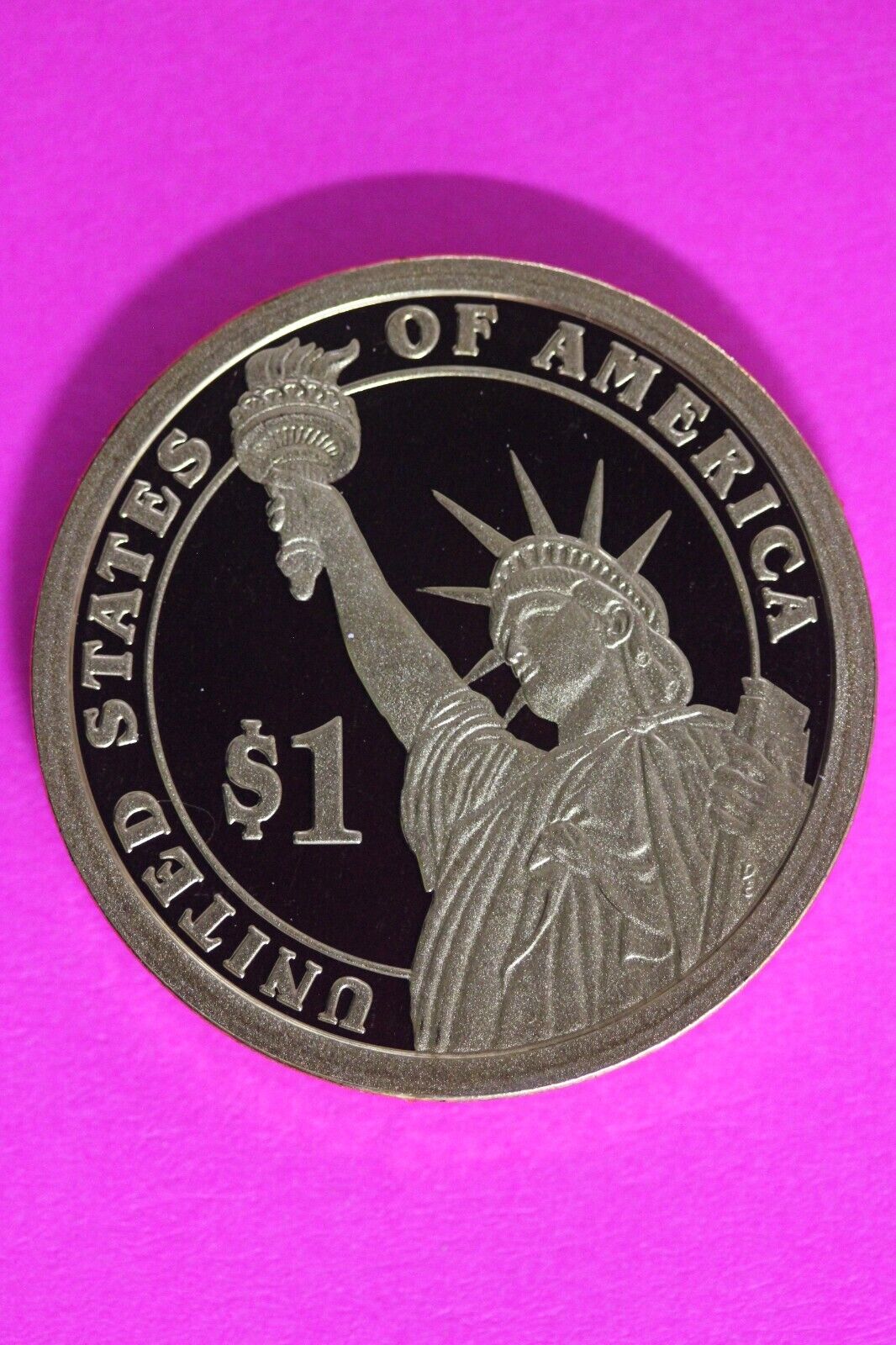 Proof 2012 S Grover Cleveland 1 Presidential Dollar DCAM Exact Coin Shown TOM 15