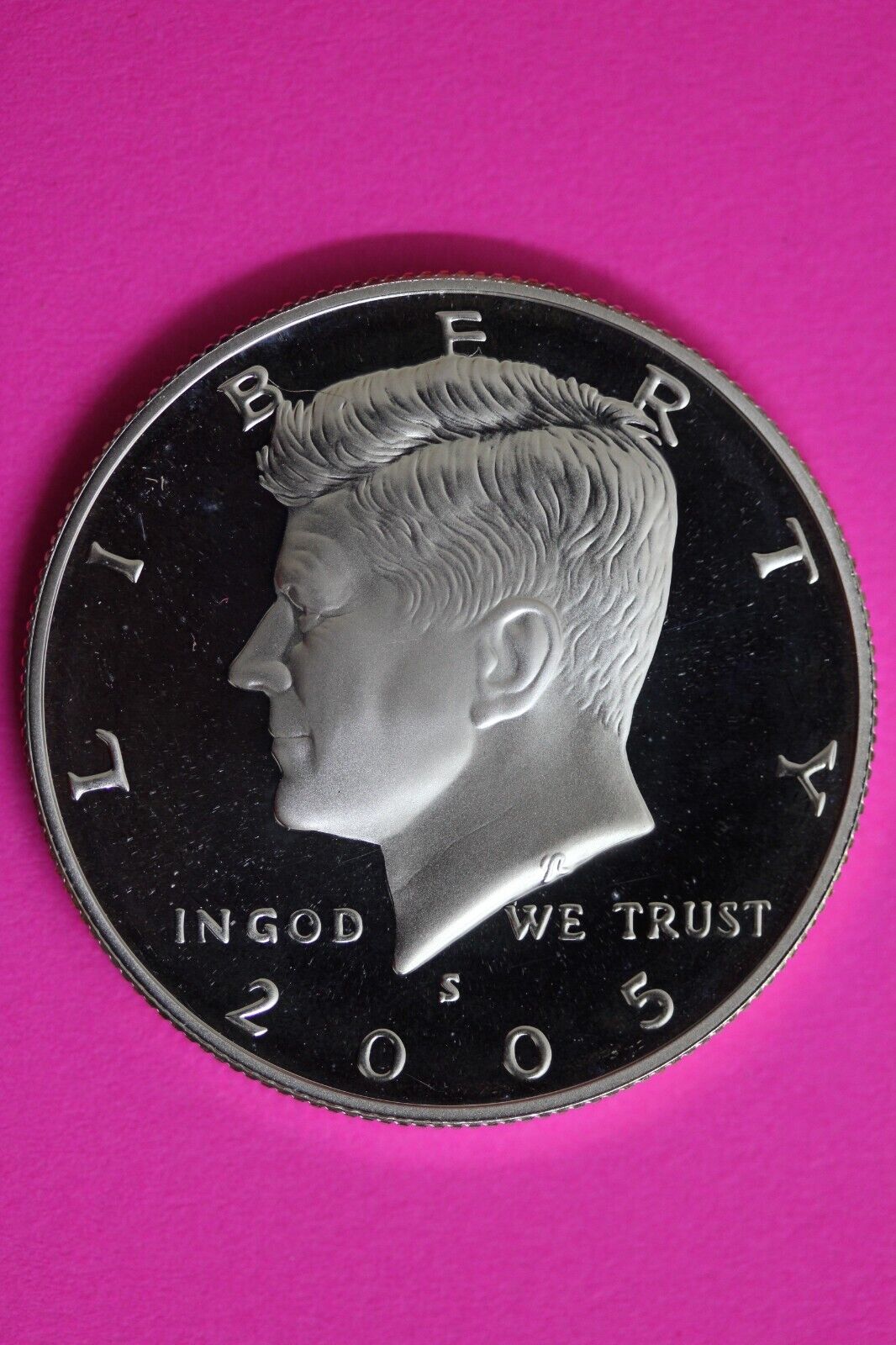 GEM Proof Silver 2005 S John F Kennedy Half Dollar Exact Coin Shown Tom 40