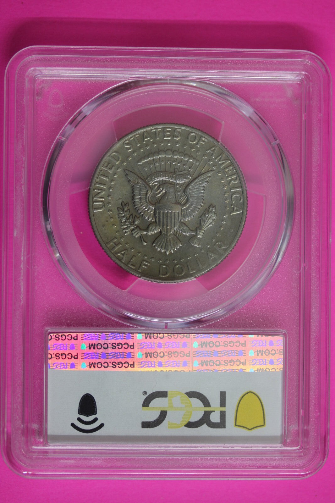 Toned Color 1980 P MS 66 Kennedy Half Dollar PCGS Graded Trueview Slab 1216