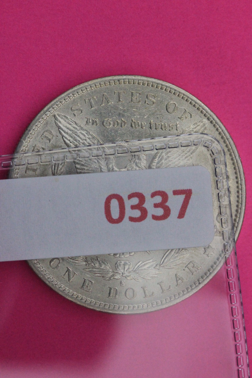 High Grade 1890 S Morgan Lady Liberty Rare Date Silver Dollar Authentic 0337N