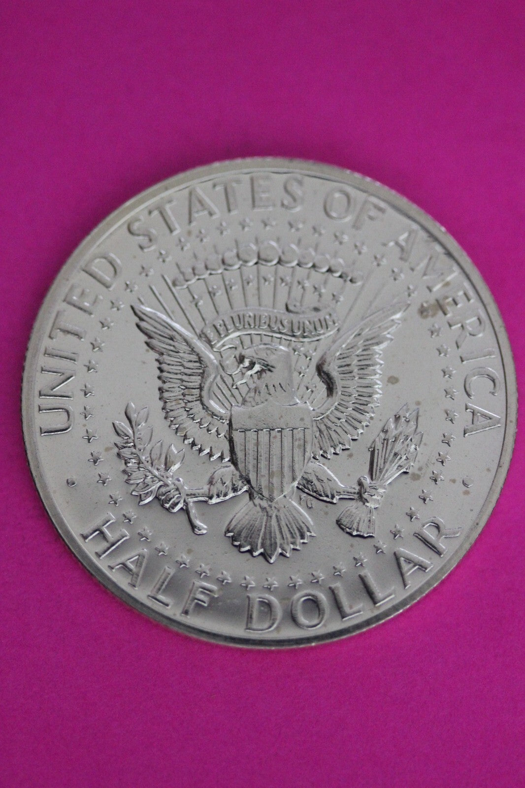 Accented Hair 1964 Proof John F Kennedy Silver Half Dollar Milk Spots N473